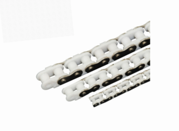Plastic roller chains