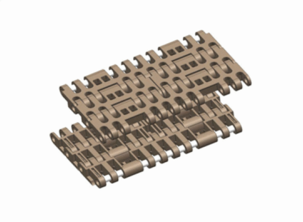 T-100 Flush Grid modular conveyor belt (7705)